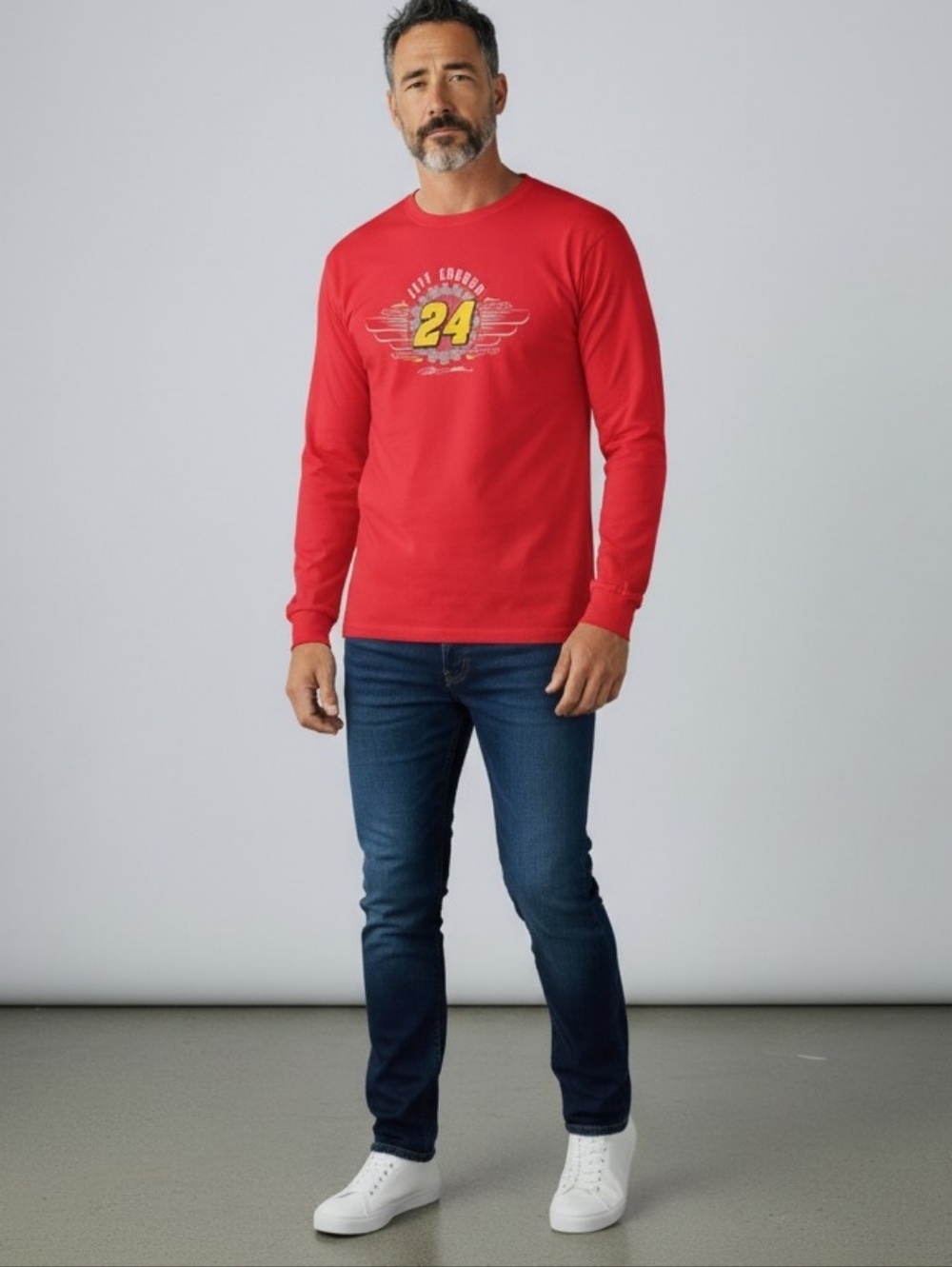 Nascar Jeff Gordon Long Sleave T Shirt P/P 21" L 27" Never Worn. Fanatics